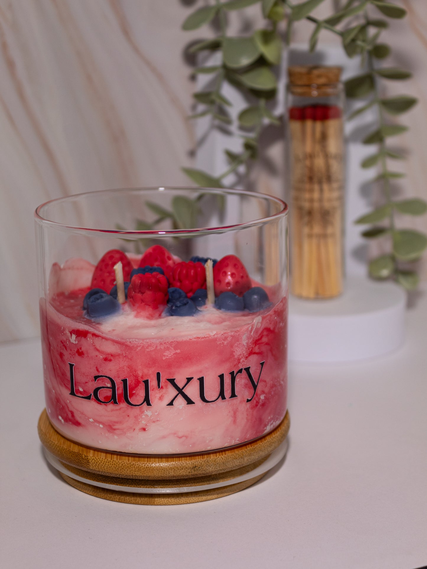 Vela Frutos Vermelhos