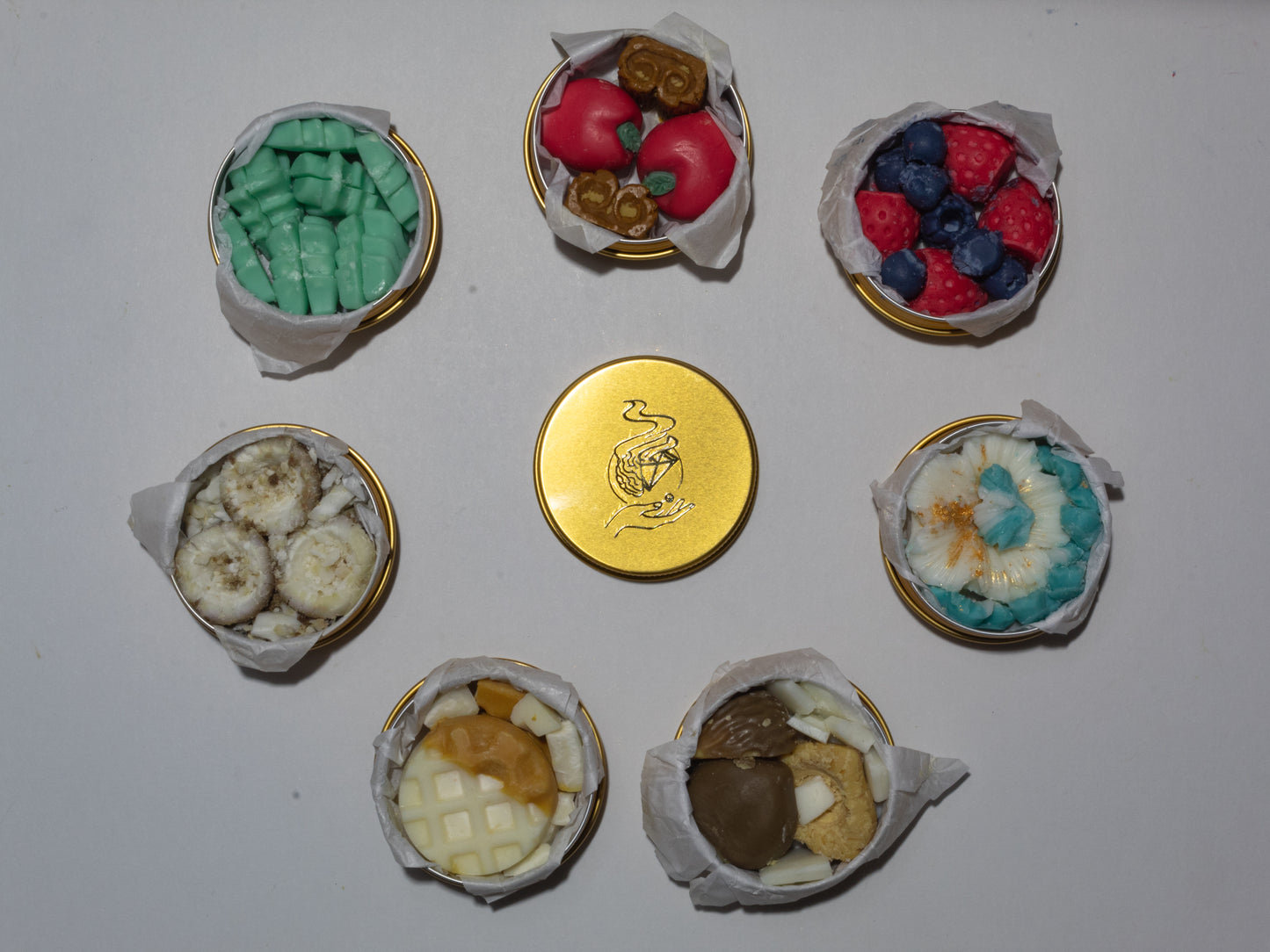 A Sua Escolha - Kit com 3 mini Velas/ Wax Melts